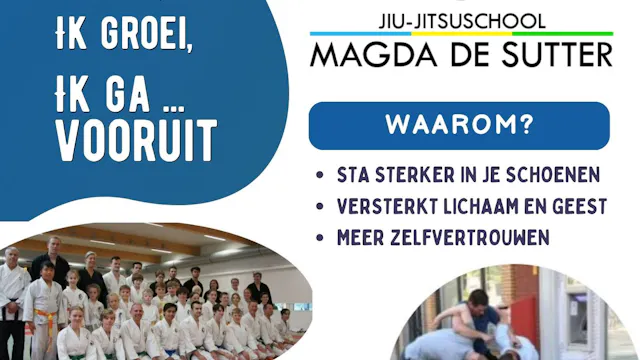 Affiche Jiu Jitsuschool Magda De Sutter