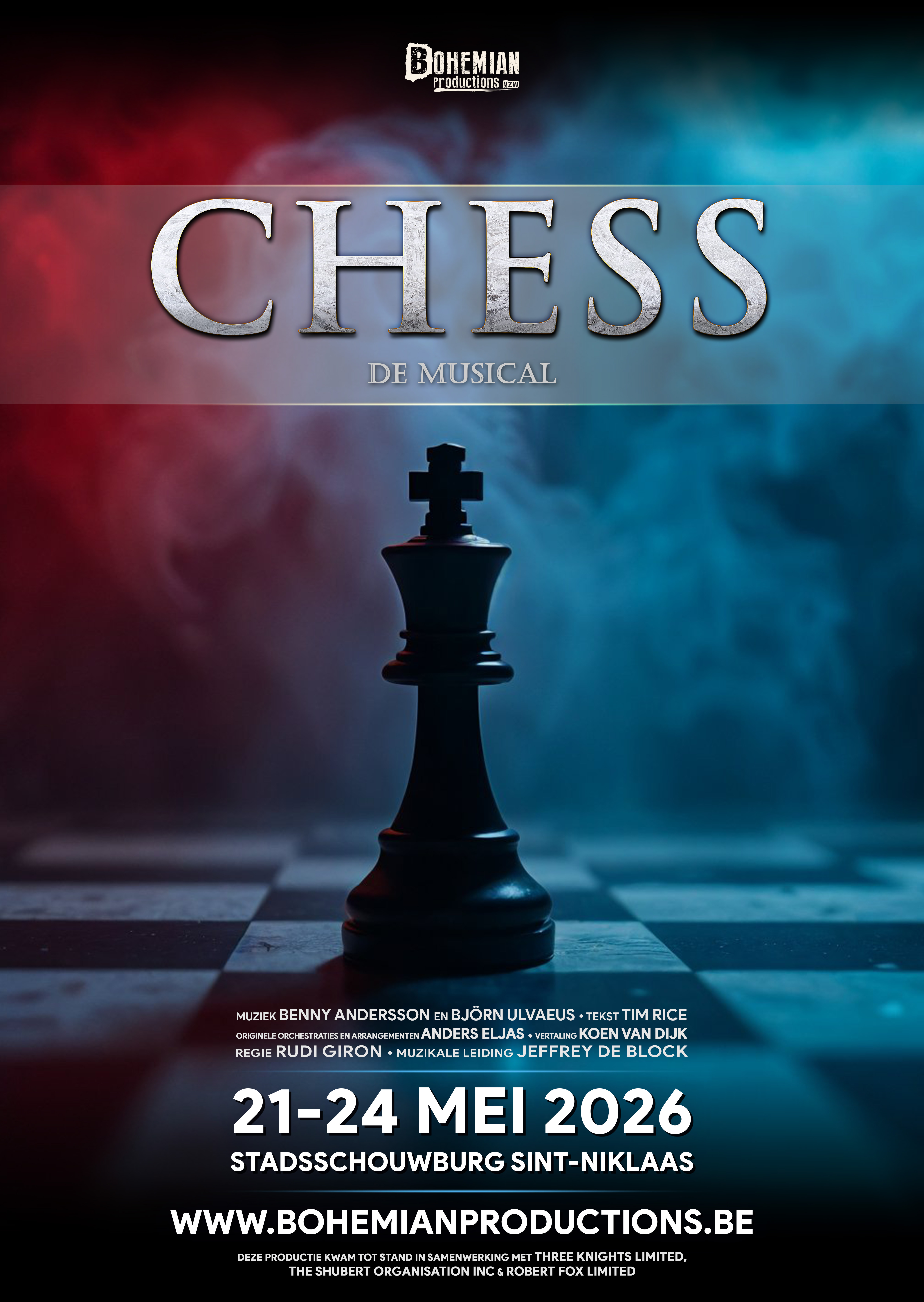 Affiche CHESS - Bohemian Productions