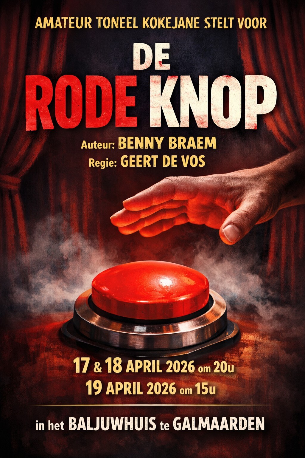 Afbeelding voor evenement ATK speelt 'De Rode Knop'