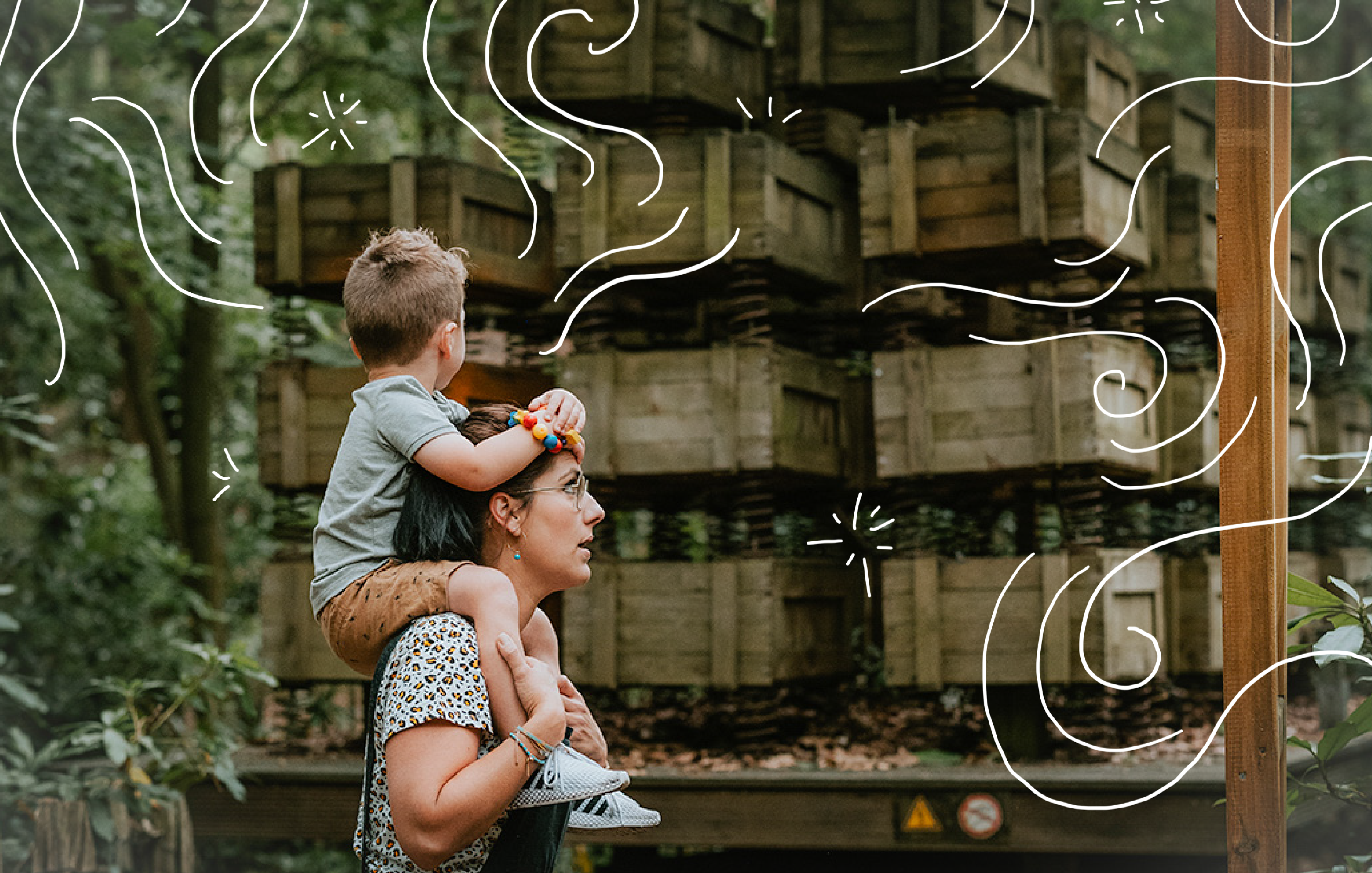 Gezin in Het Klankenbos