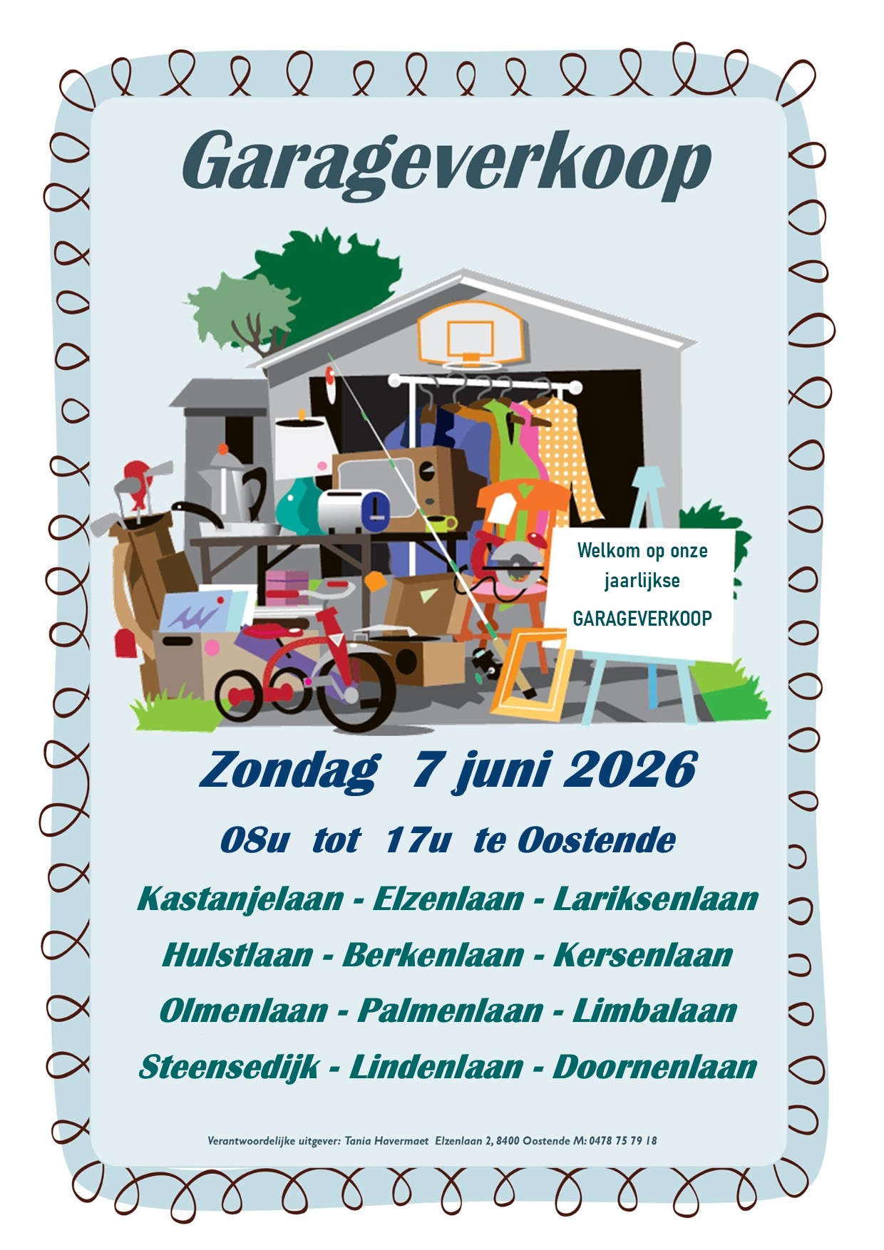 Garageverkoop in Oostende