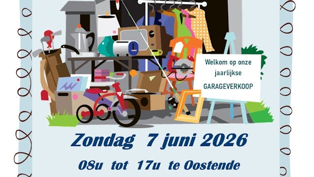 Garageverkoop in Oostende