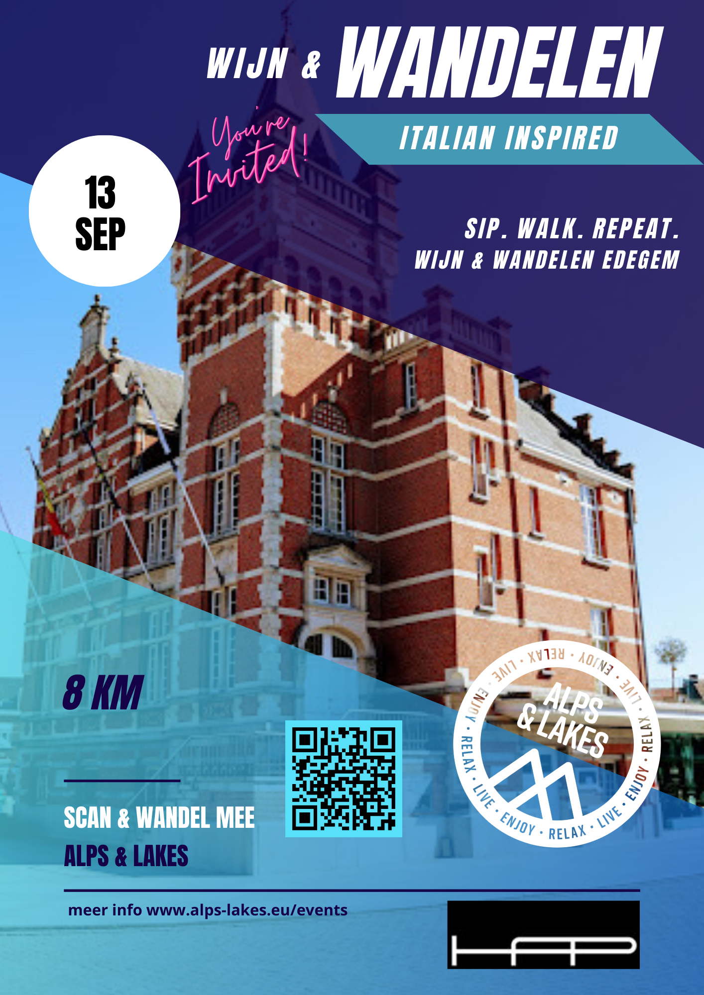 Wijn en wandelen in Edegem