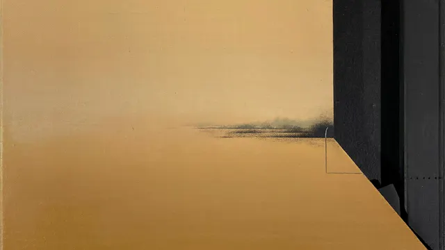 'Proprioceptie' acryl op doek - 2025 -32x40 cm