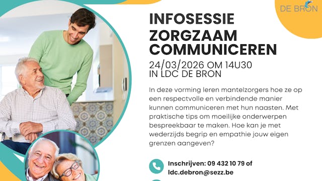 Infosessie Zorgzaam Communiceren