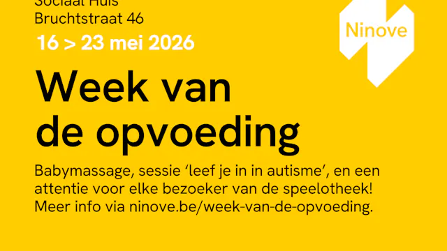 Week van de Opvoeding 2026 Ninove