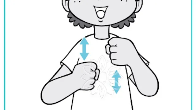 Gebarenstem - gebaar melk