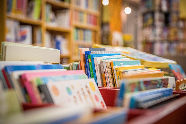 Boeken in de bilbiotheek