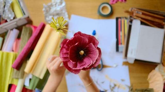 Maak je eigen papieren bloemen