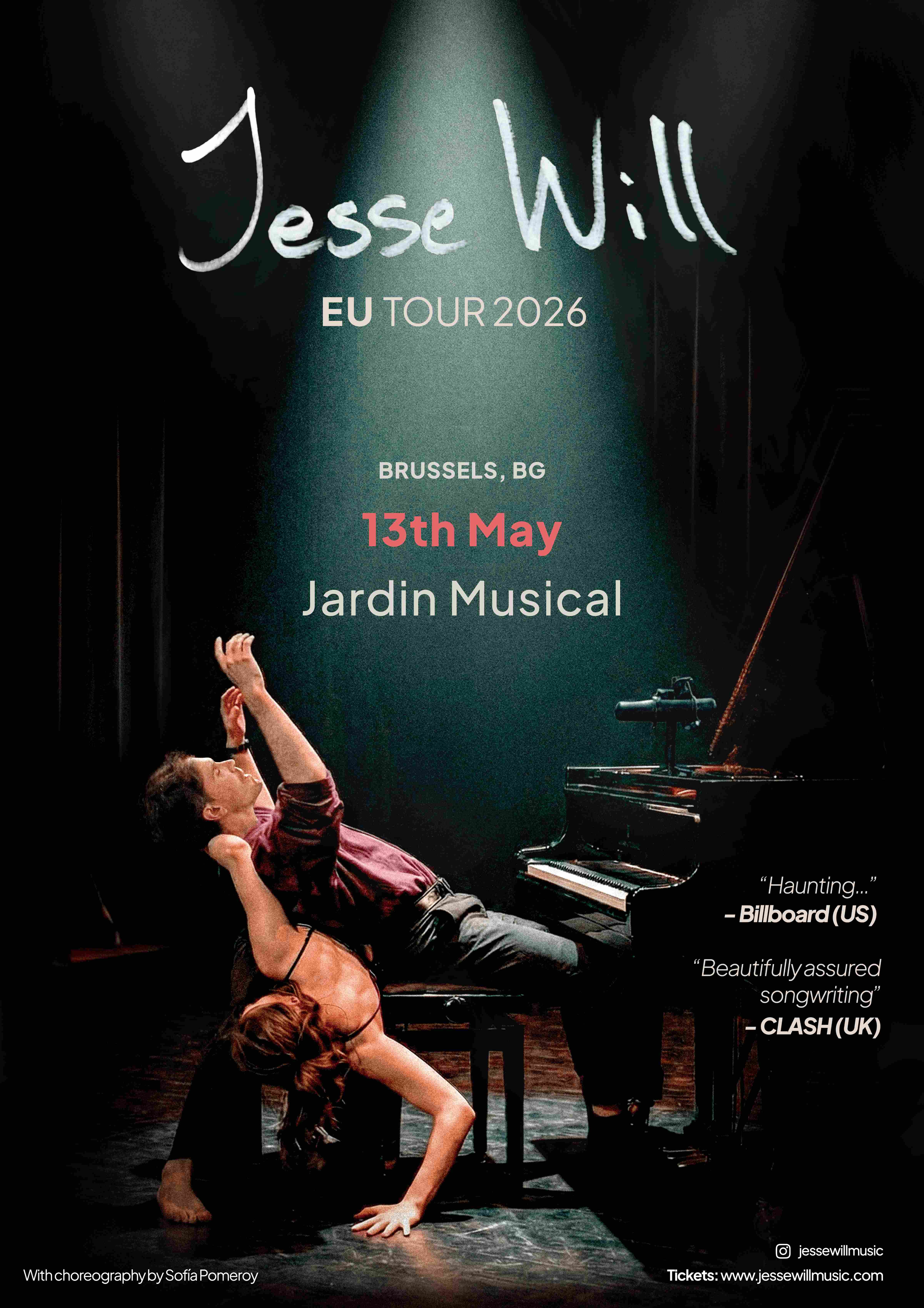 Jesse Will - Live at Jardin Musical, Brussels