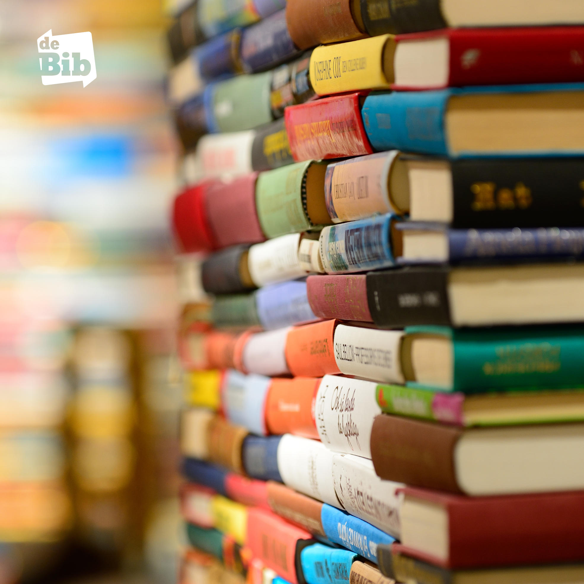 boekenverkoop in de bib