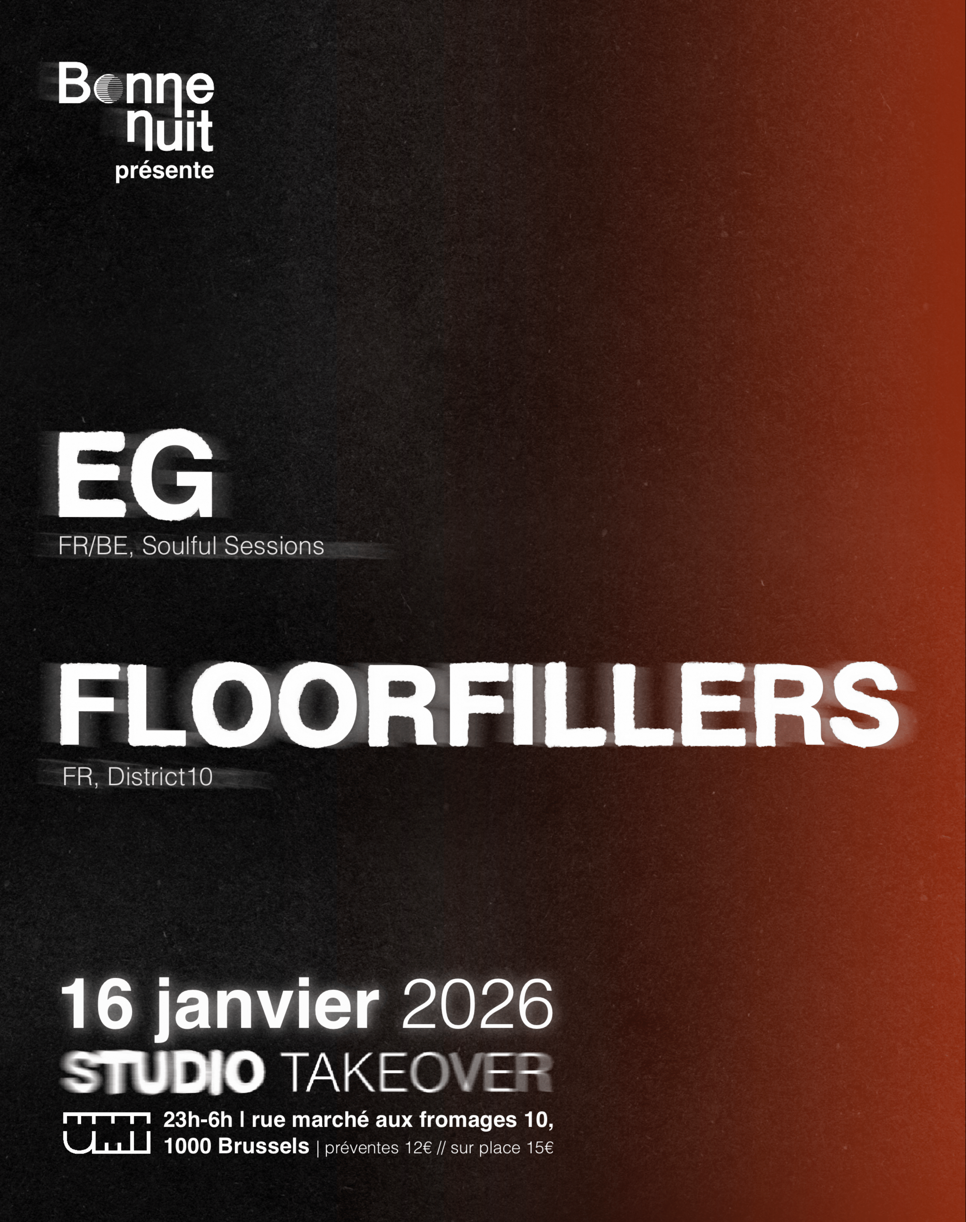 Bonne Nuit present EG & Floorfillers