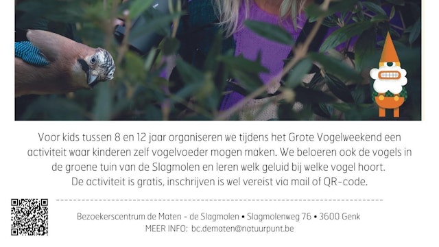 Het Grote Vogelweekend voor Wilde Snuit'ers!