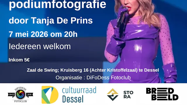 Lezing concert- en podiumfotografie