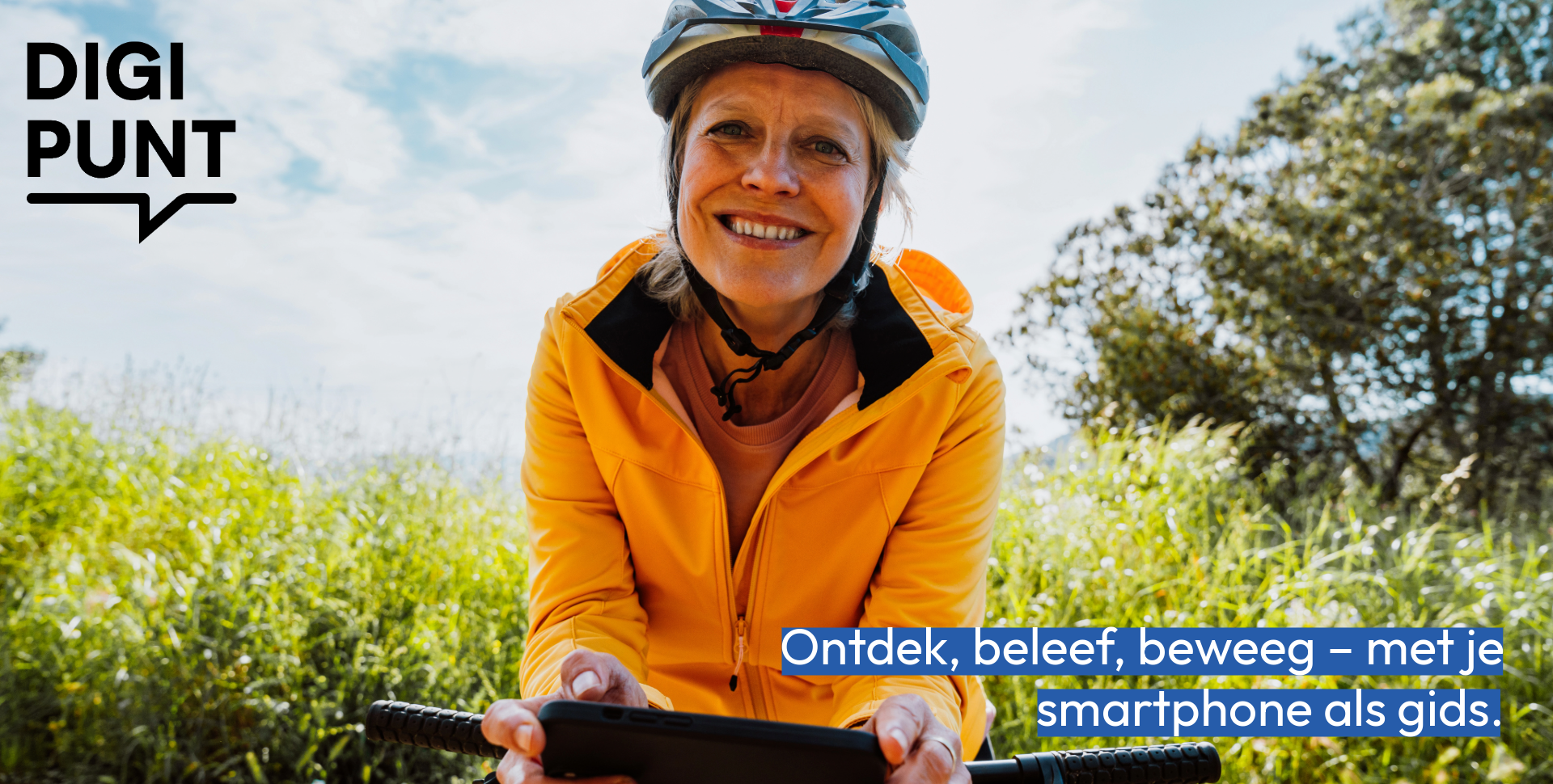 fiets- of wandelroute via je smartphone