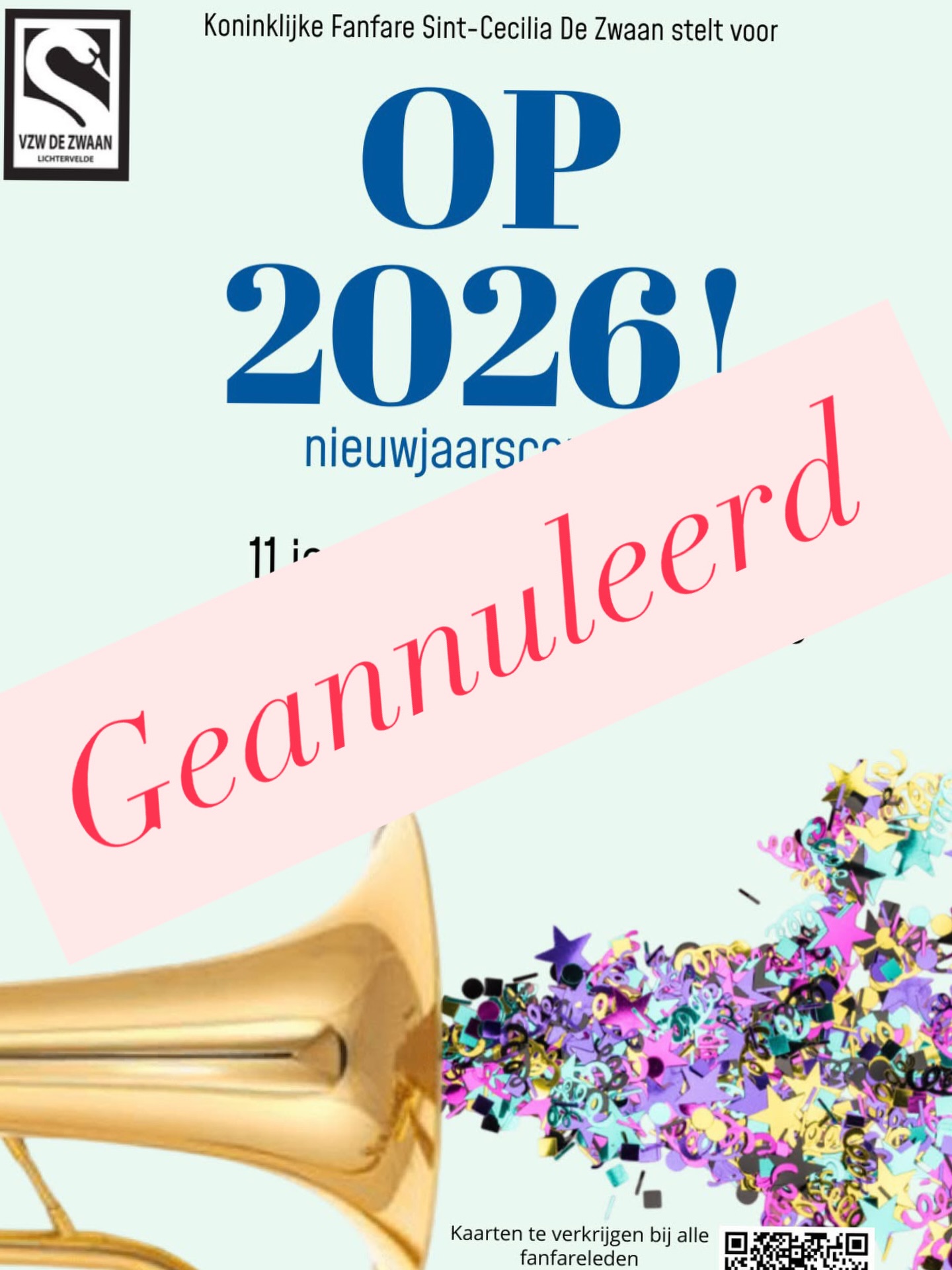 affiche concert geannuleerd