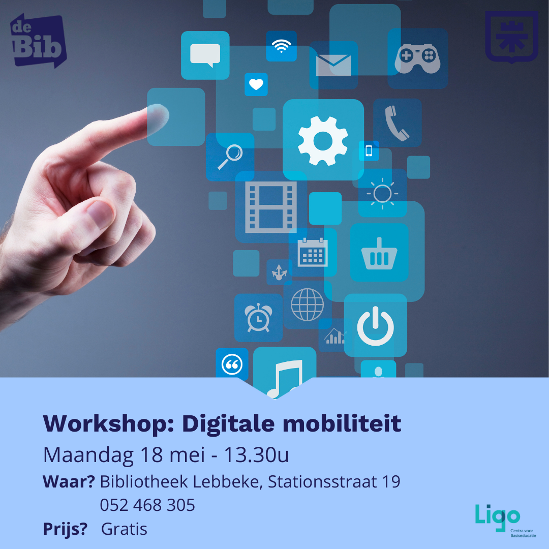 flyer workshop digitale mobiliteit