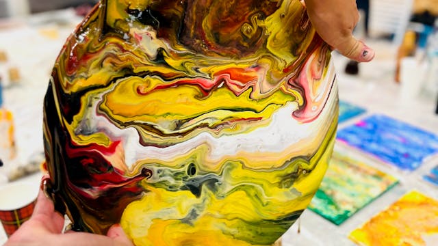 Acryl pouring