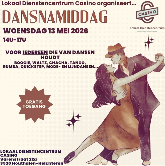 Dansnamiddag - Eerste editie van Lokaal Dienstencentrum Casino 