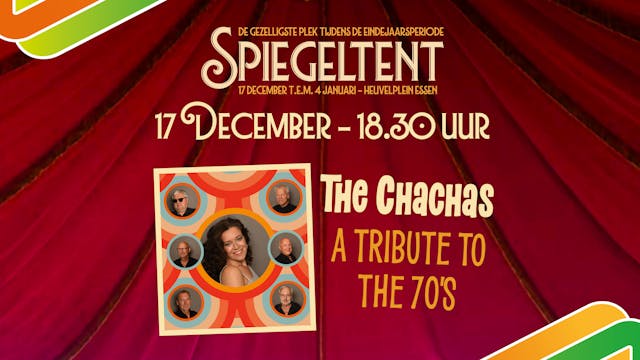 Afbeelding voor evenement The Chachas ‘A tributes to the seventies’