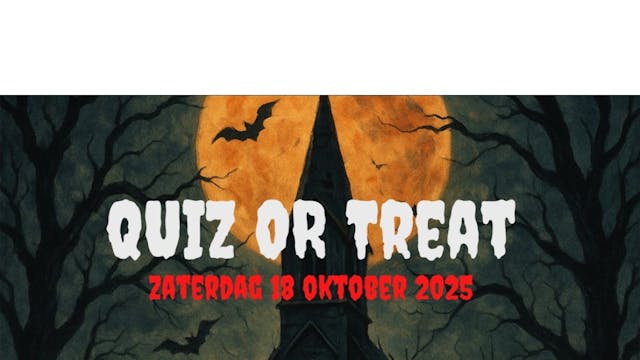 Quiz or treat! Een spannende avond vol breinbrekers en een vleugje Halloweengriezel!