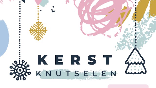 Affiche Kerstknutselen