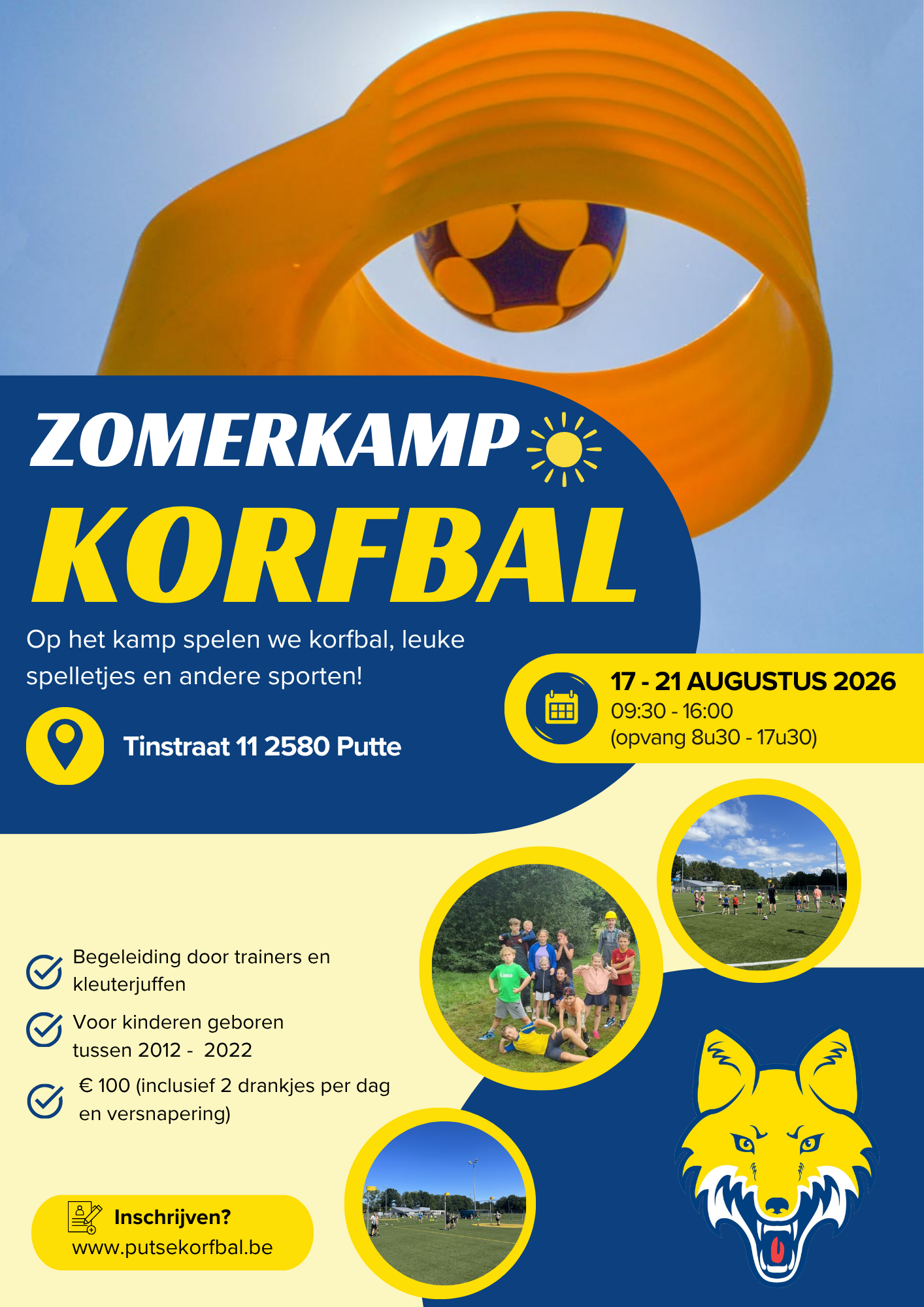 zomerkamp putse korfbalclub 2026