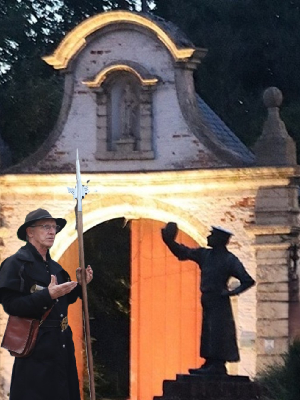 Met de nachtwachter op ronde in Middeleeuws Diest