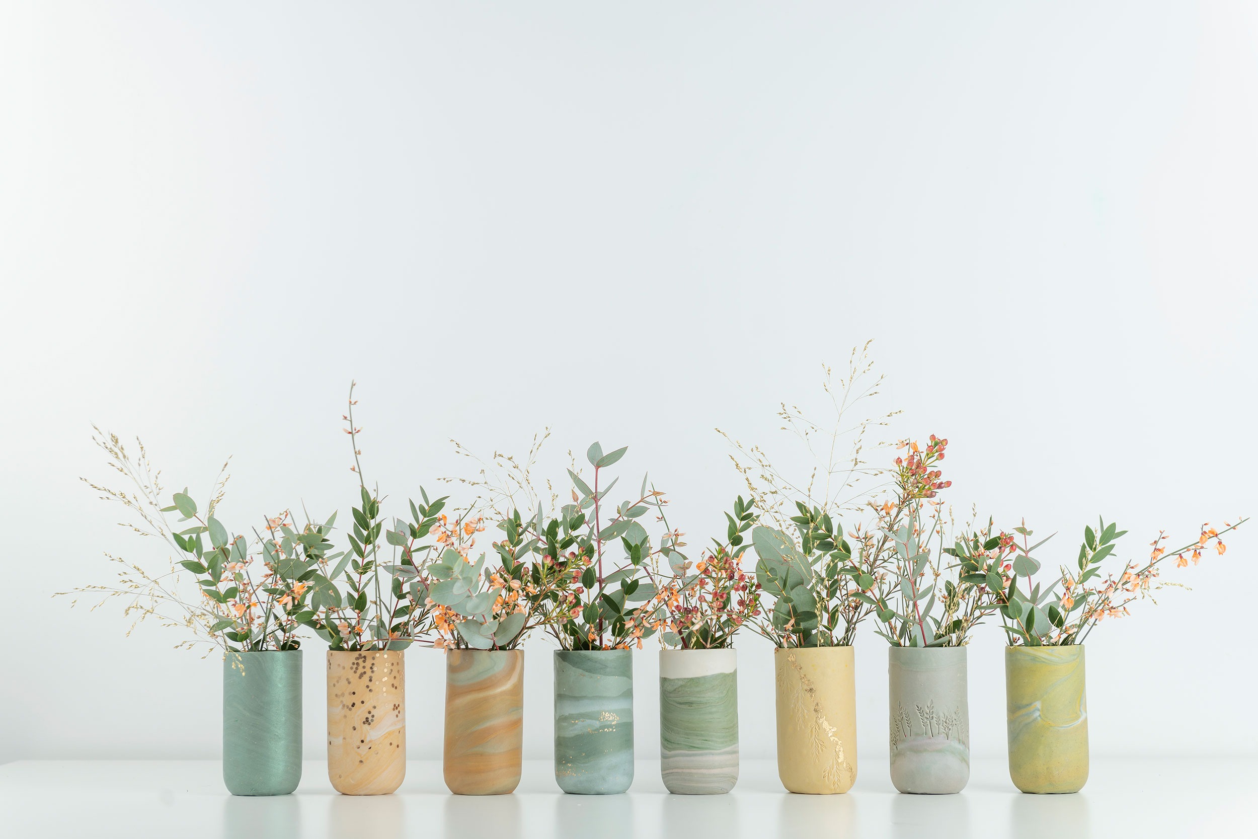 Vaasje van Polymeerklei