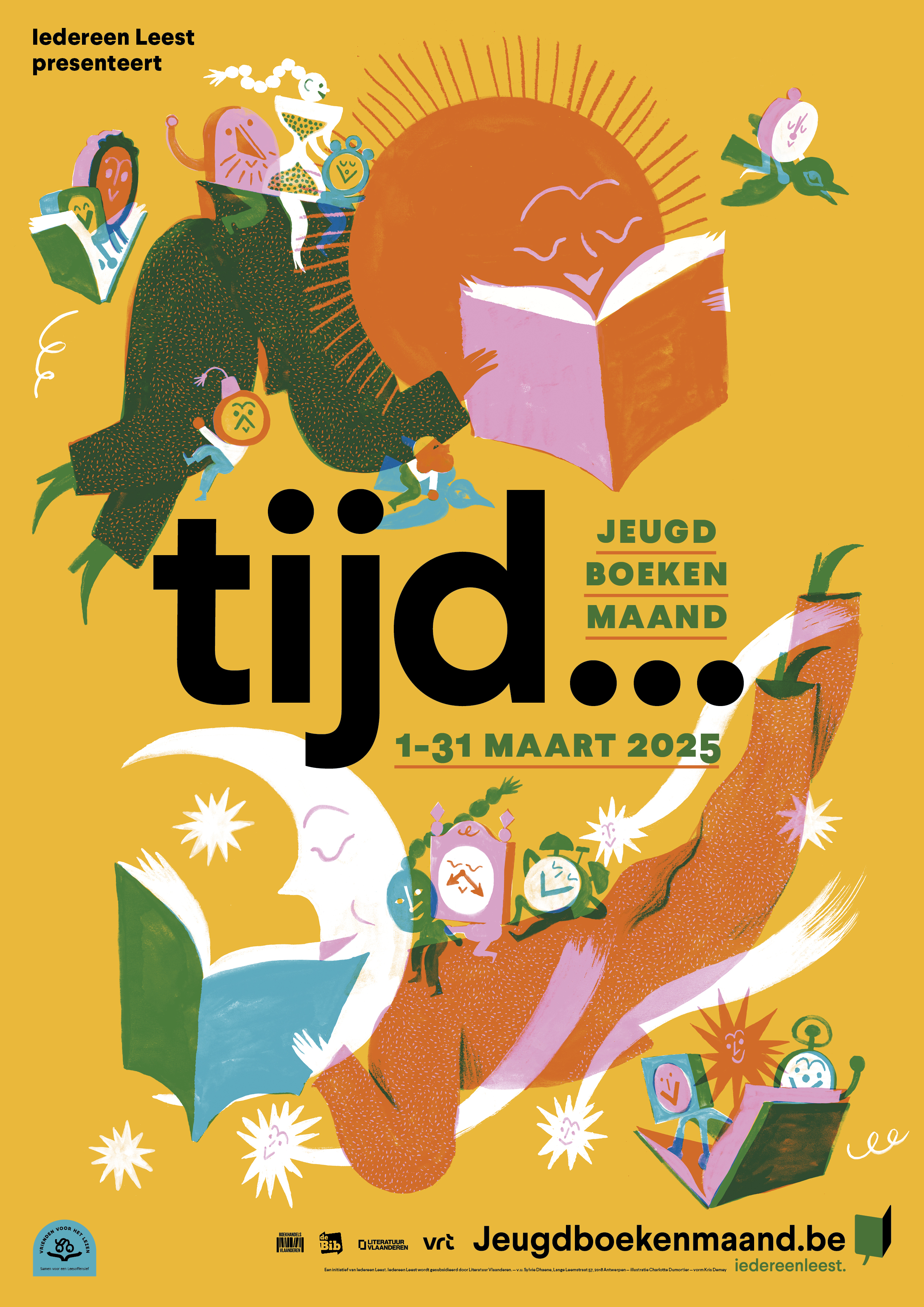 Affiche Jeugdboekenmaand 2025