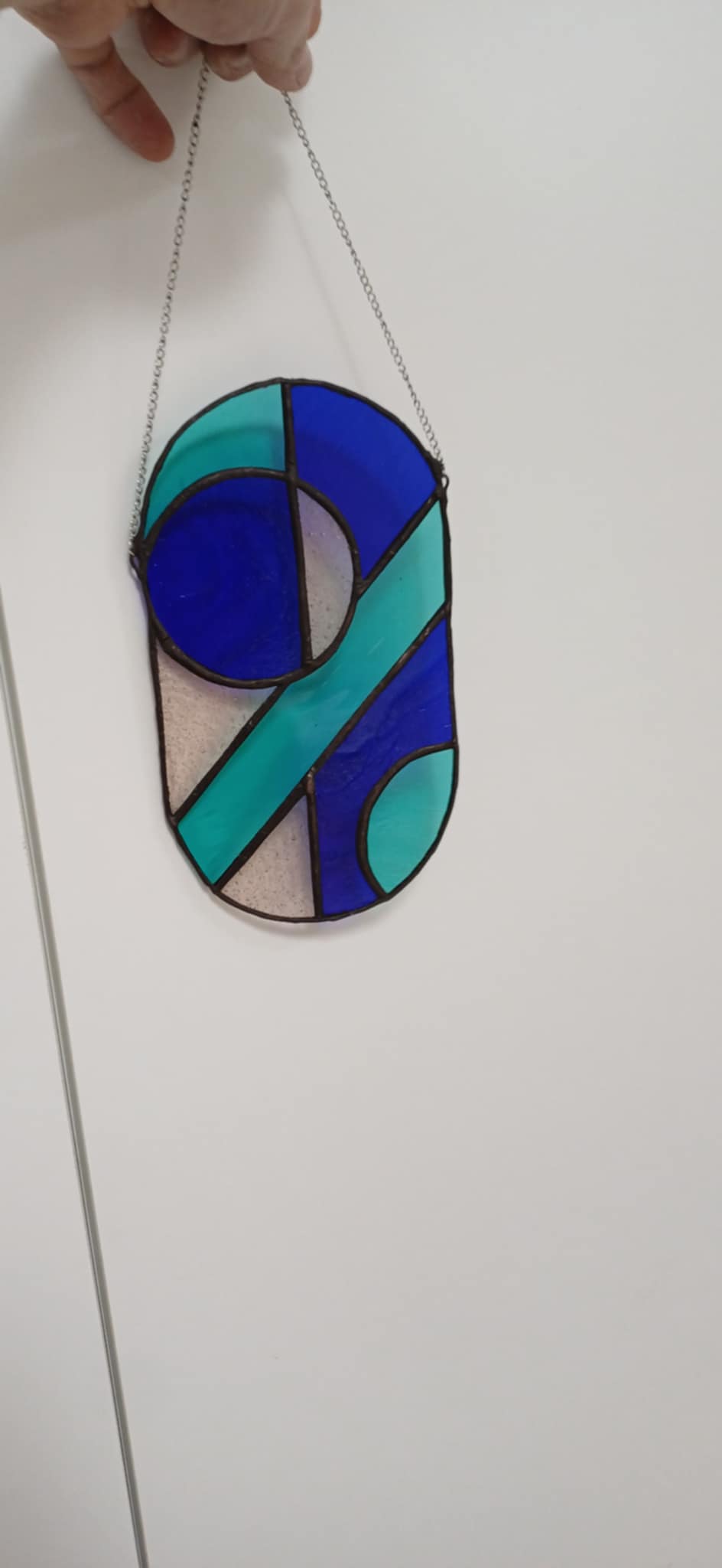 workshop glasraampje in tiffany techniek