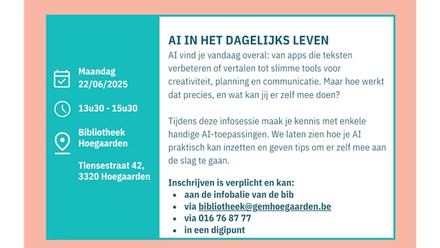 AI in het dagelijks leven