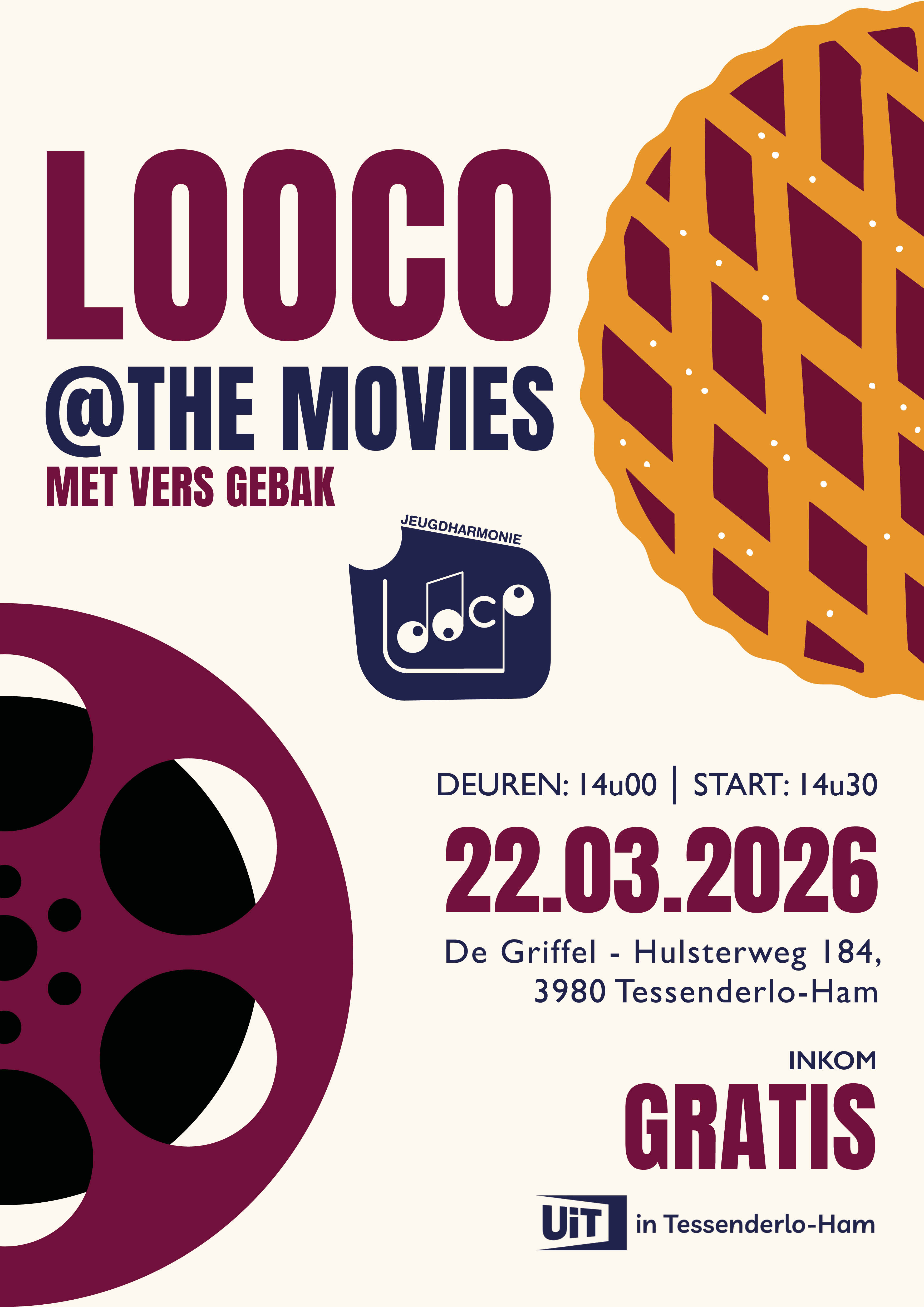 Affiche van het filmconcert