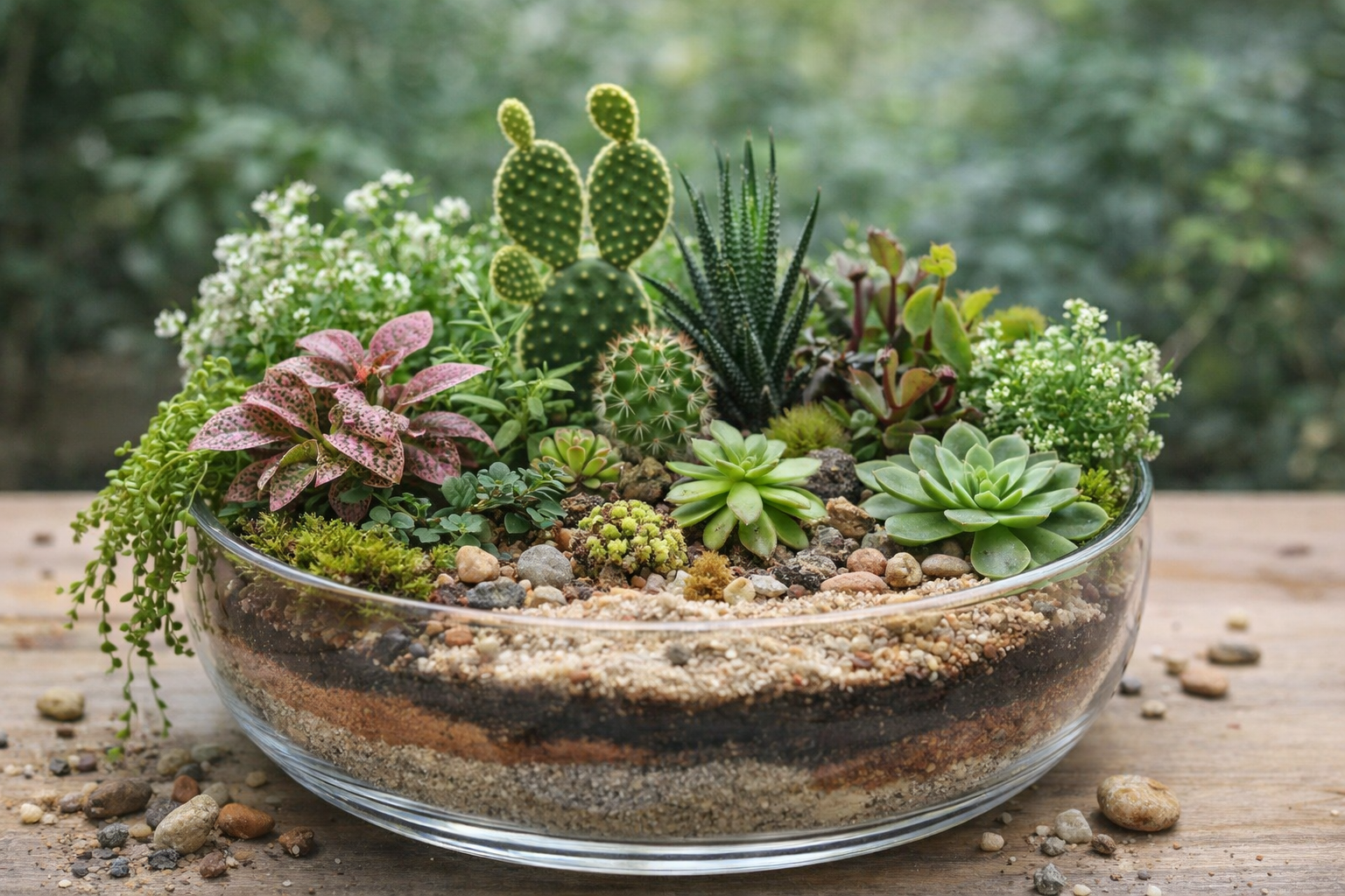 Workshop Tuin in Glas