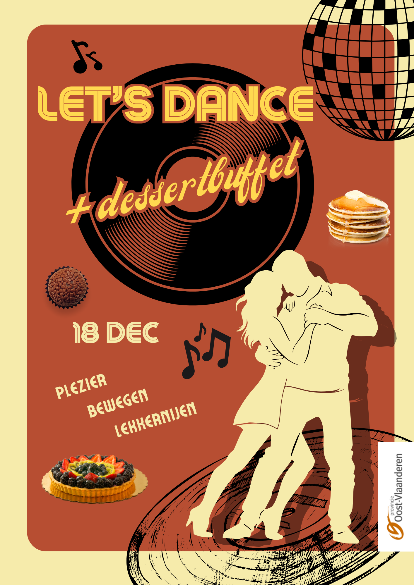 Let's dance + dessertbuffet