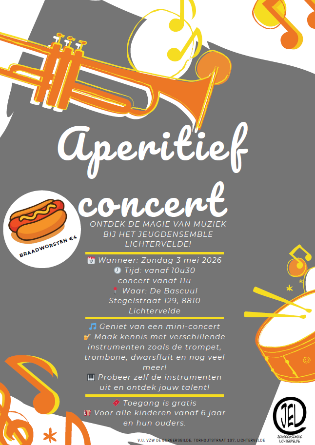 aperitiefconcert JEL 2026