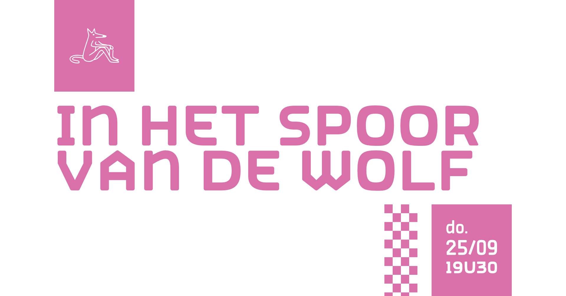lezing 'In het spoor van de wolf'