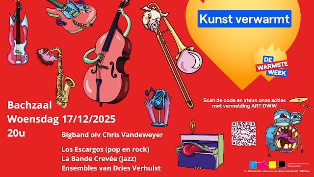 rode affiche met vlam warmste week