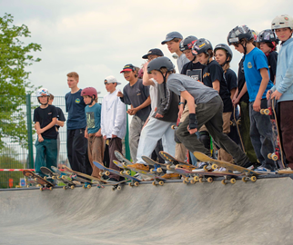 Afbeelding voor activiteit Lessenreeks skateboard
