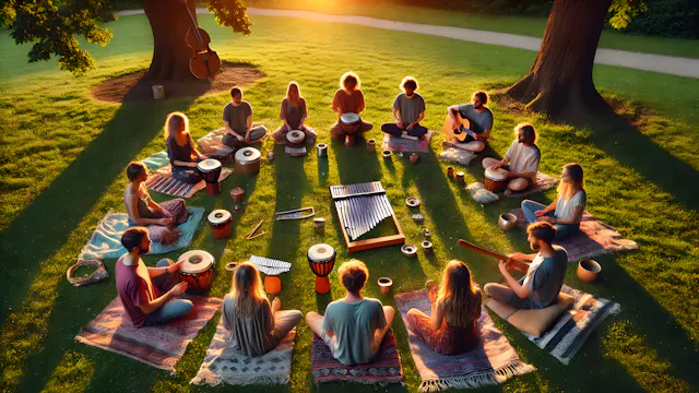 Jamsessie klank cirkel