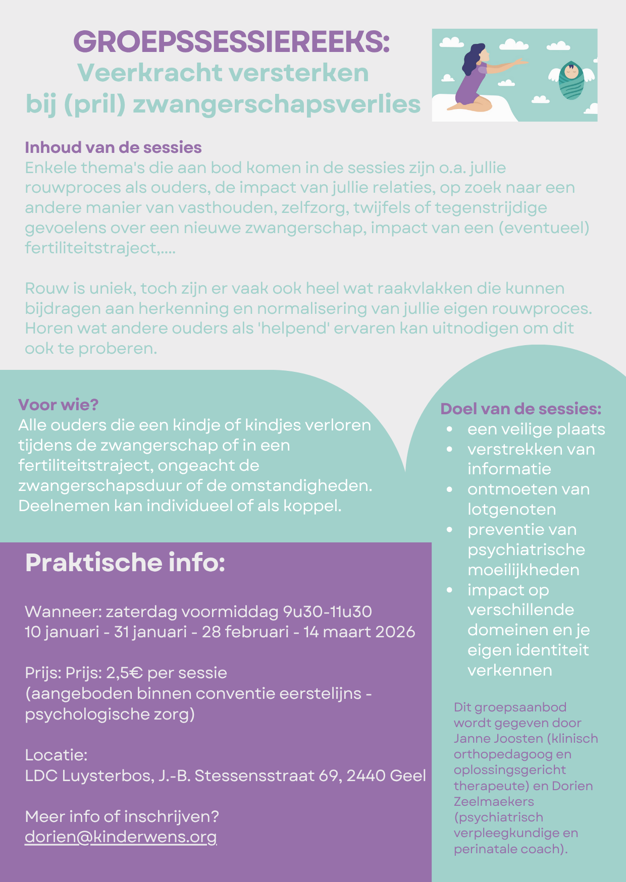 Groepssessies: Veerkracht versterken bij (pril) zwangerschapsverlies