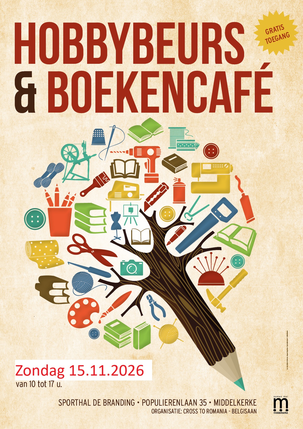 Affiche hobbybeurs 2026 Middelkerke
