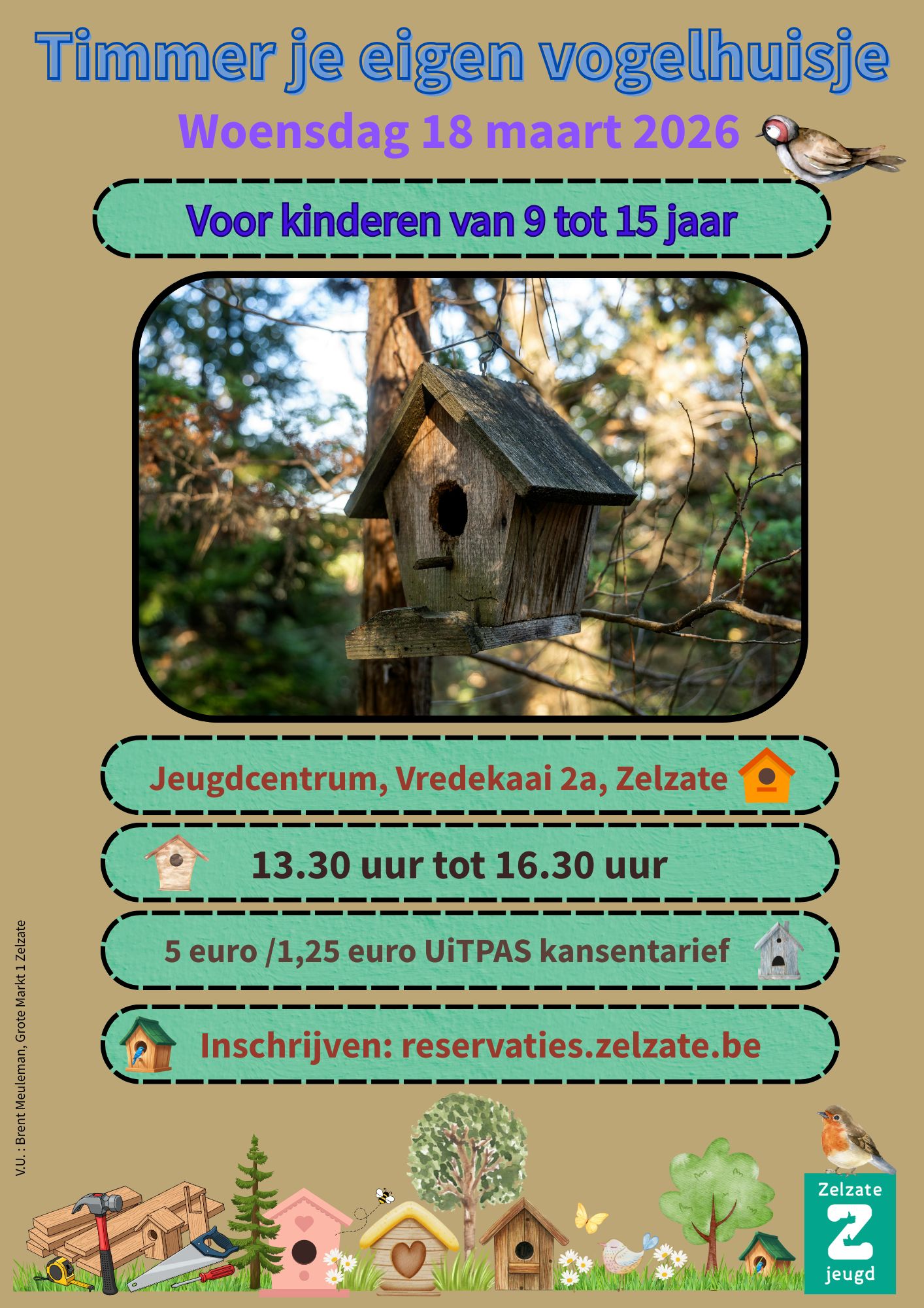 timmer je eigen vogelhuisje