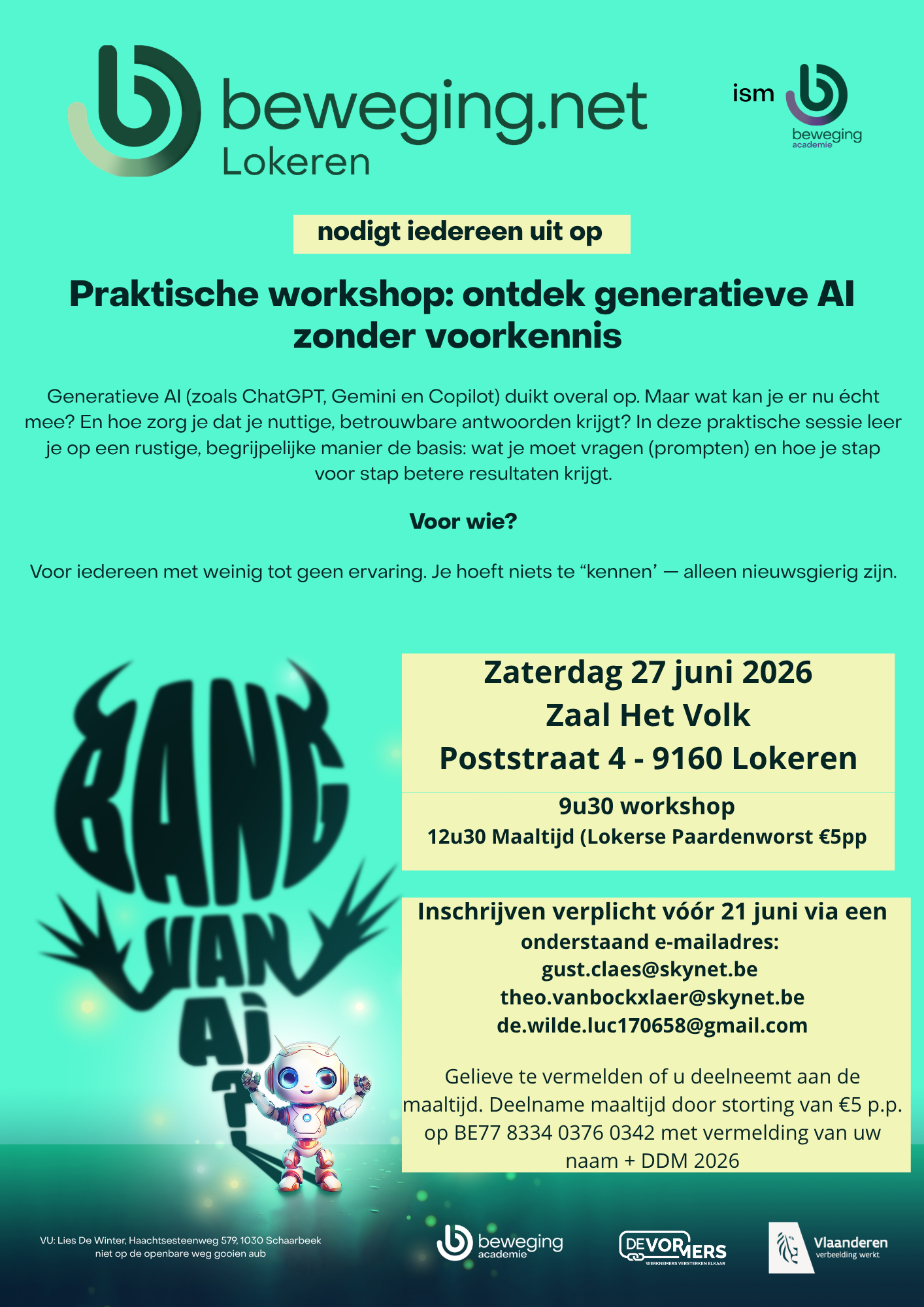 Beweging.net Lokeren * Denk- en Doemoment 27/06/26