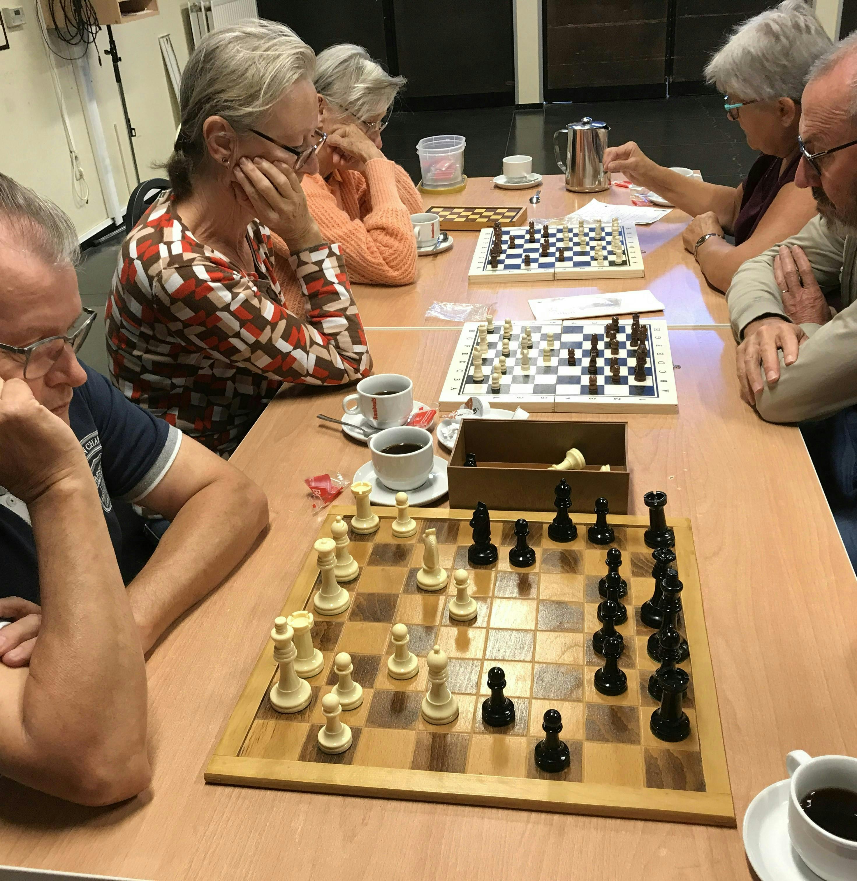 de schakers in aktie