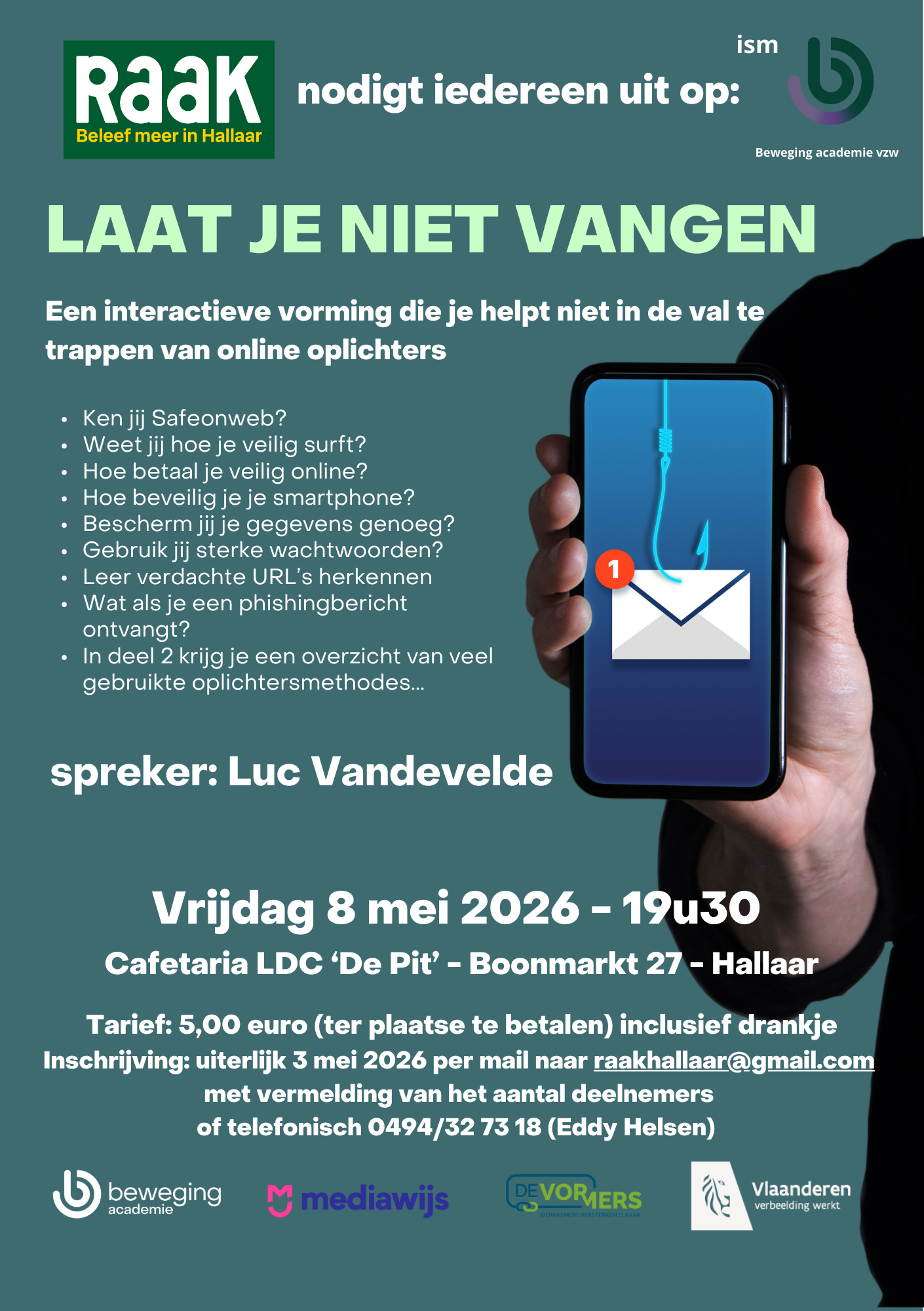 Info 'Laat je niet vangen'