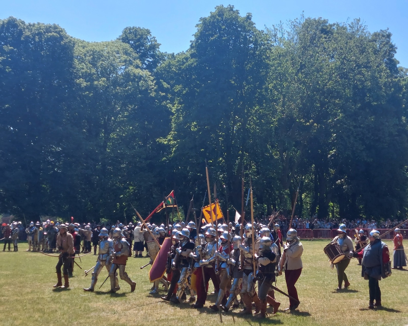 Veldslag tijdens De Quaeye Werelt Rivierenhof