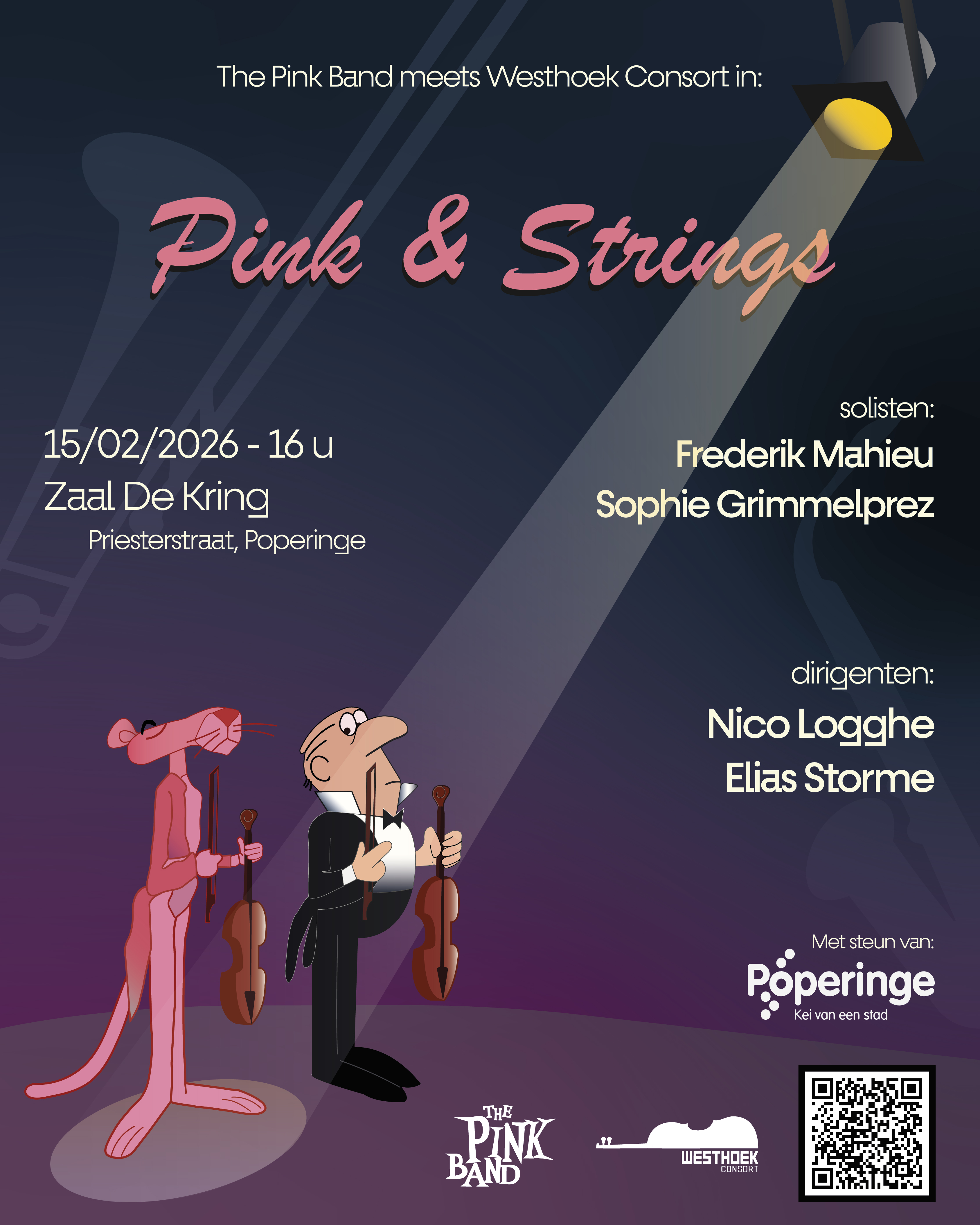 Affiche Pink & Strings
