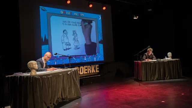 Tekenbattle Pieter De Poortere vs. Kim Duchateau