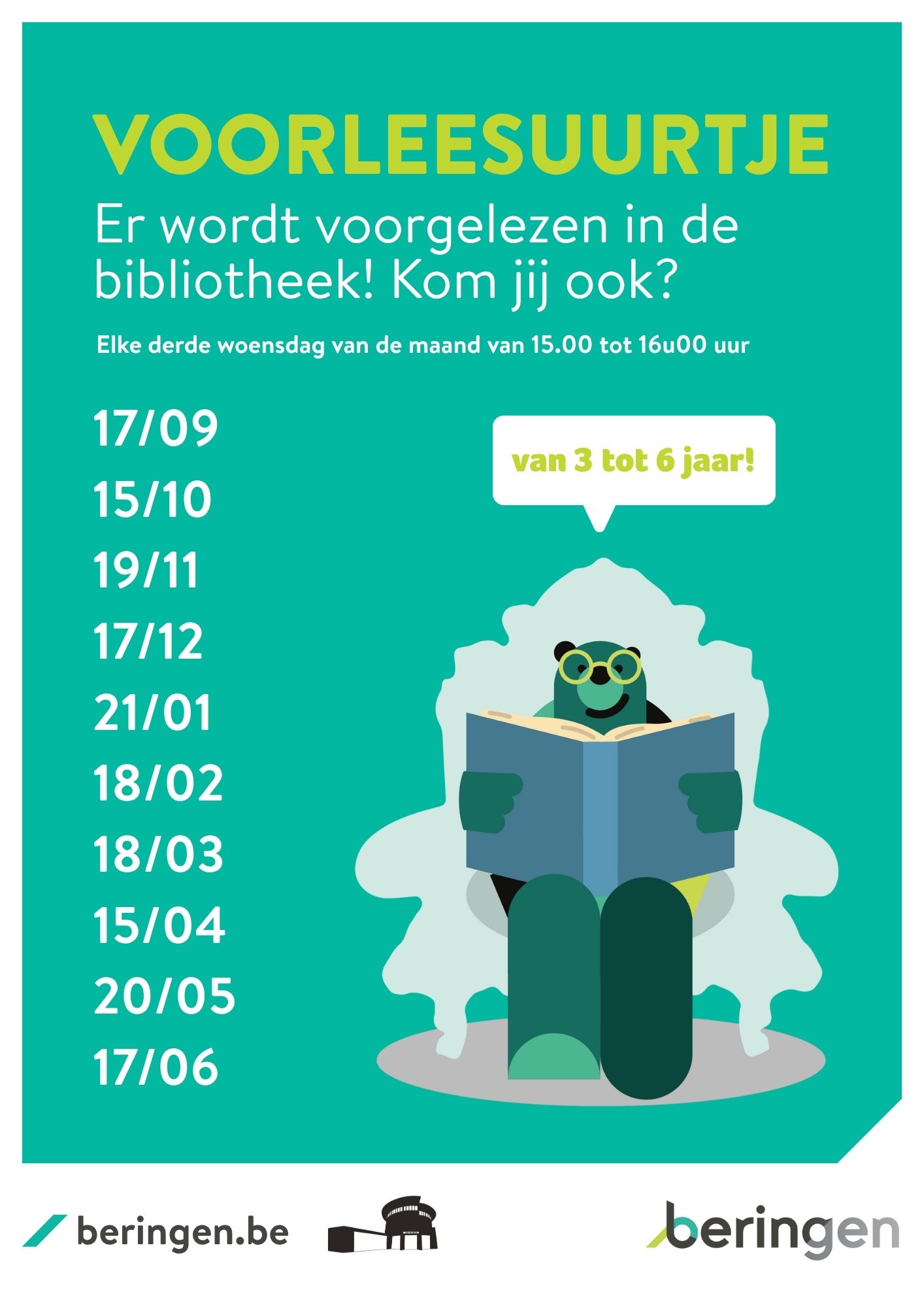 Voorlezen en knutselen in de bib